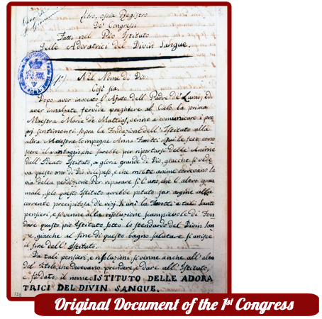 Documento originale primo congresso EN