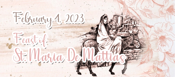 Feast of St. Maria De Mattias